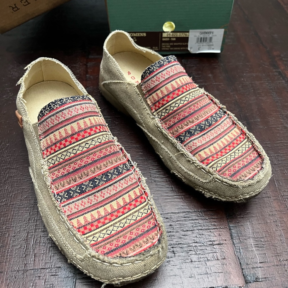 roper daisy tan shoes